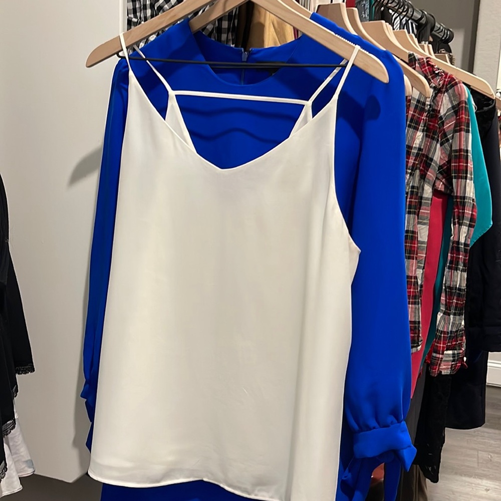 Loft white camisole Size large